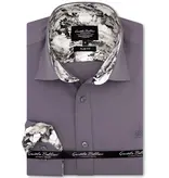Gentile Bellini Slim Fit Herrtröjor För Män - Blank Blus Företag Män - 3042 - Grå Gentile Bellini Slim Fit Herrtröjor För Män - Blank Blus Företag Män - 3042 - Grå