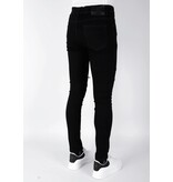 LF Torn Jeans - Slim Fit, svart för herr -DP103 LF Torn Jeans - Slim Fit, svart för herr -DP103
