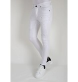 Mario Morato Vita Slitna Jeans för Herr Slim Fit -DP106