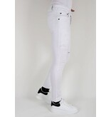 Mario Morato Vita Slitna Jeans för Herr Slim Fit -DP106