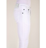 Mario Morato Neat White Slim fit jeans med stretch för män -DP106