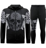 TopStar Joggingdräkt med tryck för herrar - Husdräkt - Traningsuit - 2676 - Svart TopStar Joggingdräkt med tryck för herrar - Husdräkt - Traningsuit - 2676 - Svart