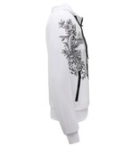 Top Star Joggingdräkt med tryck för herr - Husdräkt - Traningsuit - 2676 - Vit