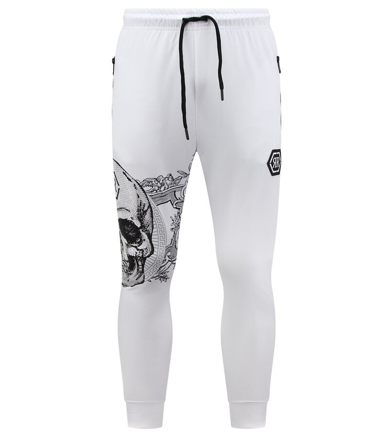 Top Star Joggingdräkt med tryck för herr - Husdräkt - Traningsuit - 2676 - Vit