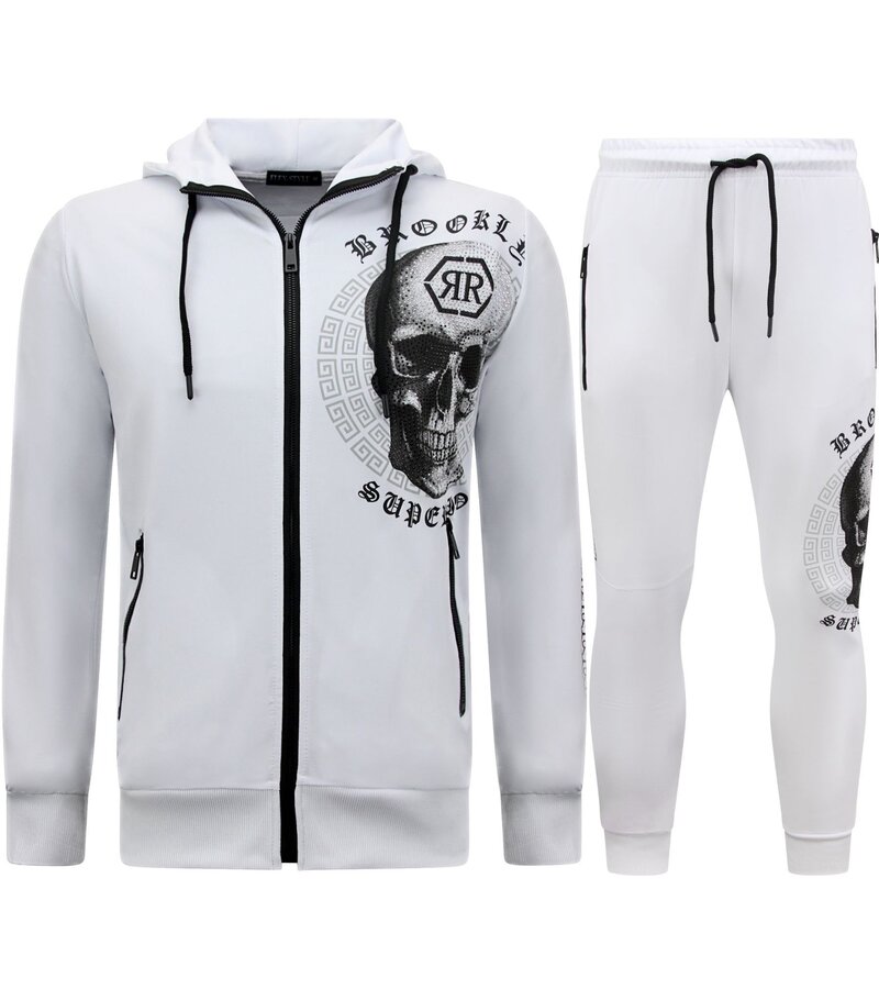 Top Star Joggingdräkt Herr Vuxen - Husdräkt - Overalldräkt - 2673 - Vit