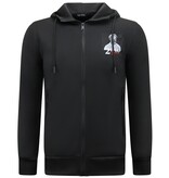 Top Star Träningsoveraller Herr Tupac - Joggingdräkter 2Pac- House suits - 10997 - Svart