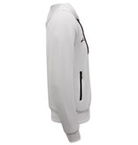 Top Star Träningsoverall Herr Tupac Shakur - Homesuit - 2Pac Joggingdräkt - 267 - Vit