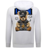 TopStar ICON Print joggingdräkt för herrar - Husdräkt - Träningsoverall - 1001 - Vit TopStar ICON Print joggingdräkt för herrar - Husdräkt - Träningsoverall - 1001 - Vit