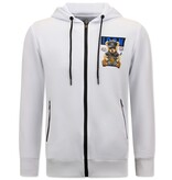 TopStar ICON Print joggingdräkt för herrar - Husdräkt - Träningsoverall - 1001 - Vit TopStar ICON Print joggingdräkt för herrar - Husdräkt - Träningsoverall - 1001 - Vit