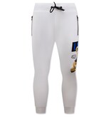 TopStar ICON Print joggingdräkt för herrar - Husdräkt - Träningsoverall - 1001 - Vit TopStar ICON Print joggingdräkt för herrar - Husdräkt - Träningsoverall - 1001 - Vit