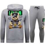 TopStar House Suit Herr ICON Print - Träningsoverall - Joggingoverall - 1001 - Grå