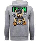 TopStar House Suit Herr ICON Print - Träningsoverall - Joggingoverall - 1001 - Grå