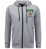 TopStar House Suit Herr ICON Print - Träningsoverall - Joggingoverall - 1001 - Grå