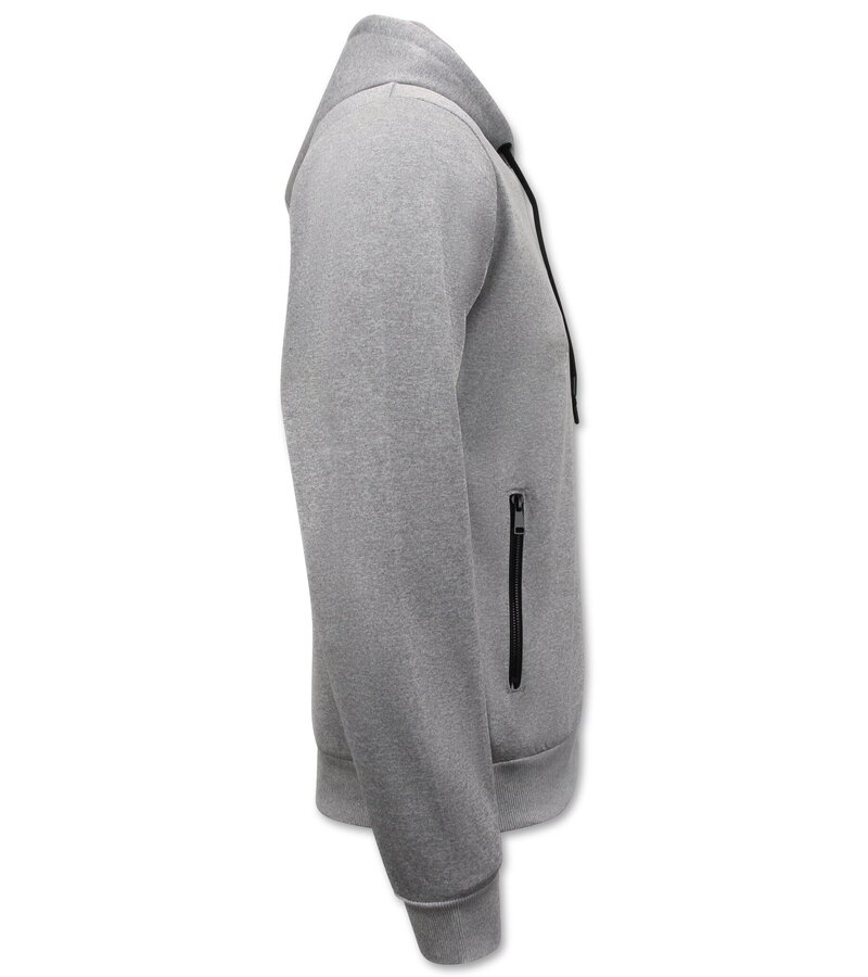 TopStar House Suit Herr ICON Print - Träningsoverall - Joggingoverall - 1001 - Grå