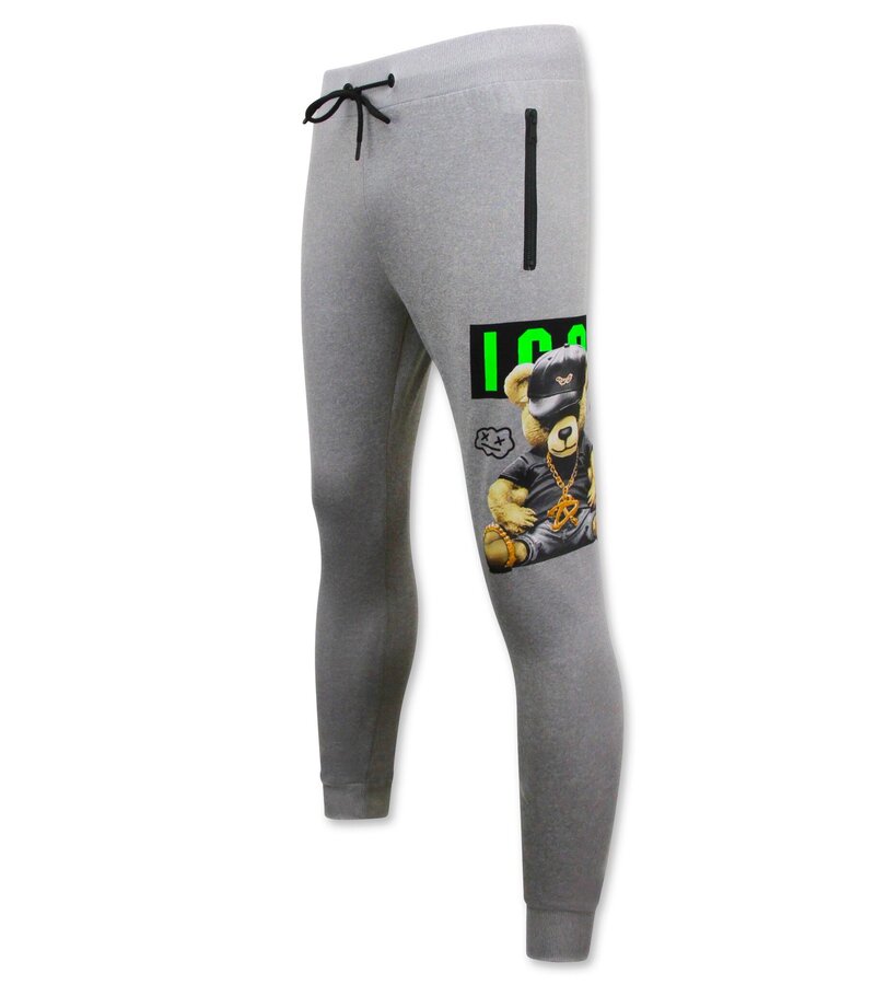 TopStar House Suit Herr ICON Print - Träningsoverall - Joggingoverall - 1001 - Grå