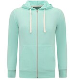 Enos Hoodie Men med dragkedja - Träningsväst för män - Mintgrön Enos Hoodie Men med dragkedja - Träningsväst för män - Mintgrön