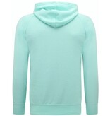 Enos Hoodie Men med dragkedja - Träningsväst för män - Mintgrön Enos Hoodie Men med dragkedja - Träningsväst för män - Mintgrön