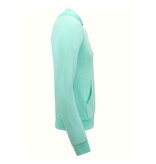 Enos Hoodie Men med dragkedja - Träningsväst för män - Mintgrön Enos Hoodie Men med dragkedja - Träningsväst för män - Mintgrön