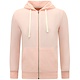 Hoodie Men med dragkedja - Träningsjacka för män - Sportväst - Rosa