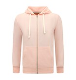 Enos Hoodie Men med dragkedja - Träningsjacka för män - Sportväst - Rosa Enos Hoodie Men med dragkedja - Träningsjacka för män - Sportväst - Rosa