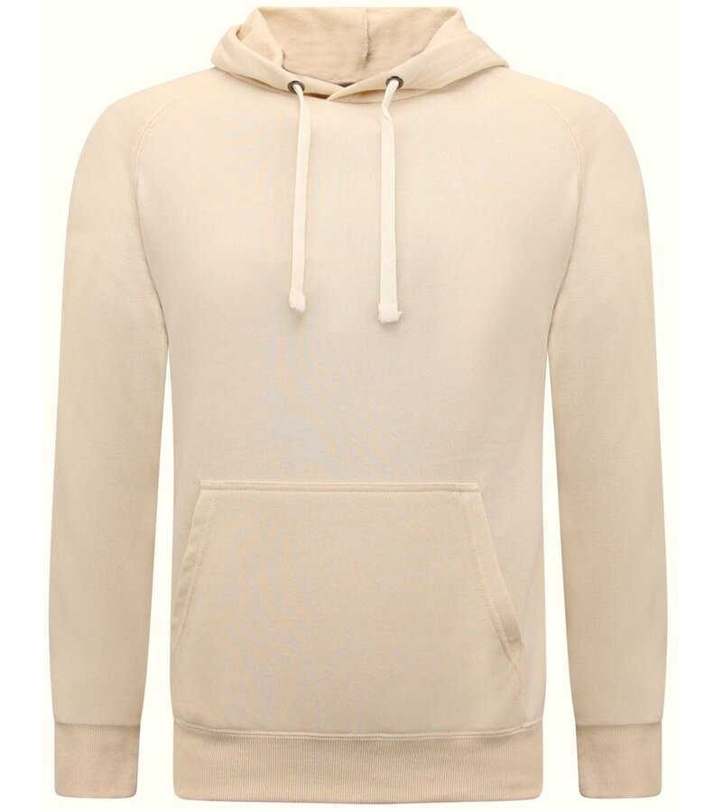 Enos Hoodie Herr - Klassiska huvtröjor med huva - Beige