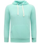 Enos Hoodie Herr - Urban Classic Basic Hoodie - Mintgrön Enos Hoodie Herr - Urban Classic Basic Hoodie - Mintgrön