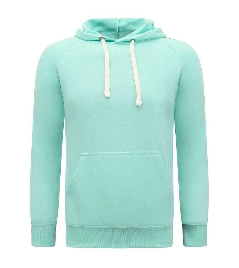 Enos Hoodie Herr - Urban Classic Basic Hoodie - Mintgrön