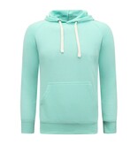 Enos Hoodie Herr - Urban Classic Basic Hoodie - Mintgrön Enos Hoodie Herr - Urban Classic Basic Hoodie - Mintgrön
