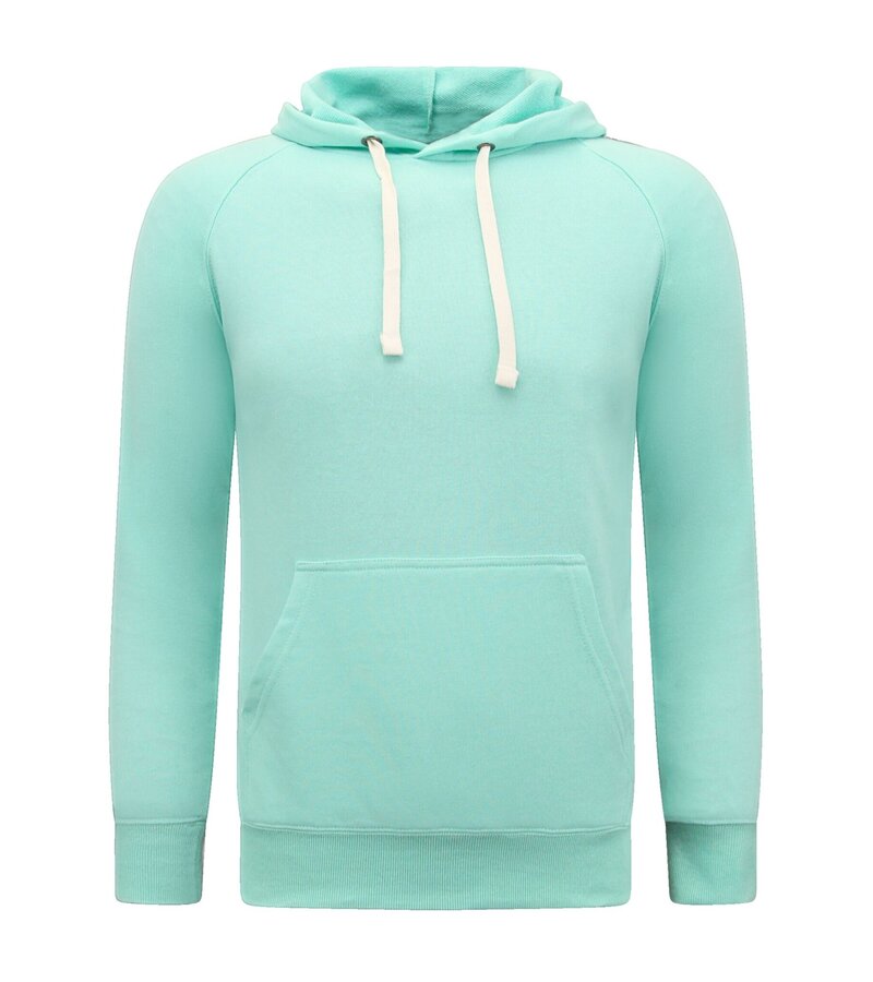 Enos Hoodie Herr - Urban Classic Basic Hoodie - Mintgrön