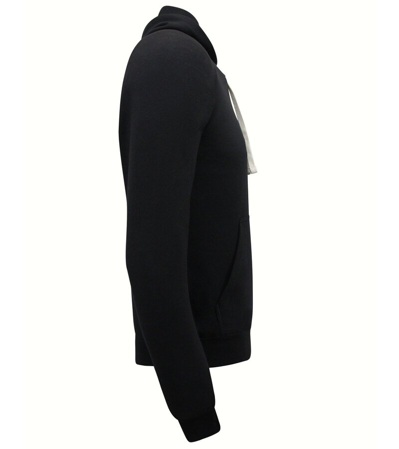 Enos Hoodie Herr - Classic Blanco Luvtröja - Svart