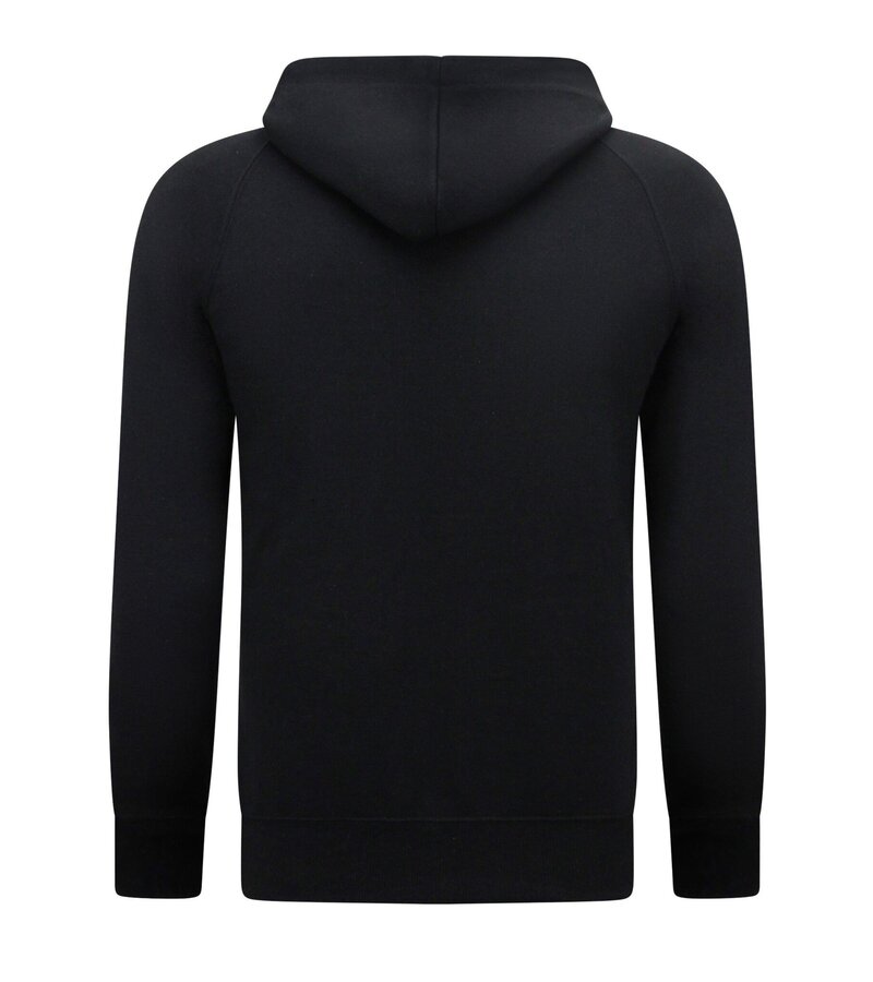 Enos Hoodie Herr - Classic Blanco Luvtröja - Svart