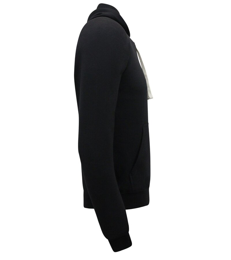 Enos Hoodie Herr - Classic Blanco Luvtröja - Svart