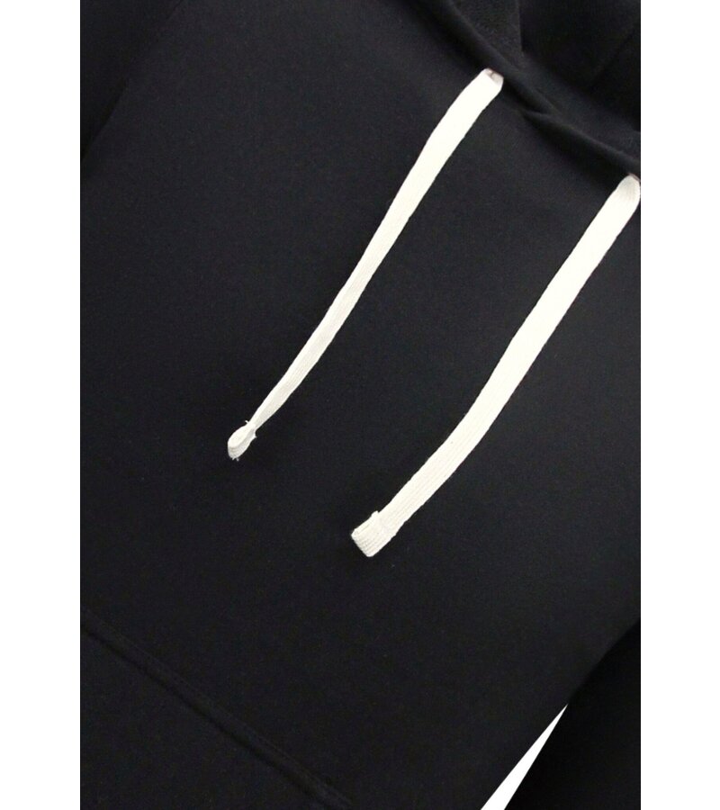 Enos Hoodie Herr - Classic Blanco Luvtröja - Svart