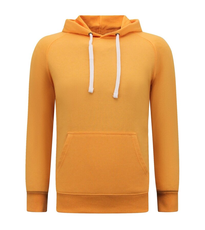 Enos Hoodie Men - Hoodie med huva - Ljusorange