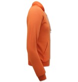 Enos Hoodie Herr - Tröja med huva - Orange Enos Hoodie Herr - Tröja med huva - Orange