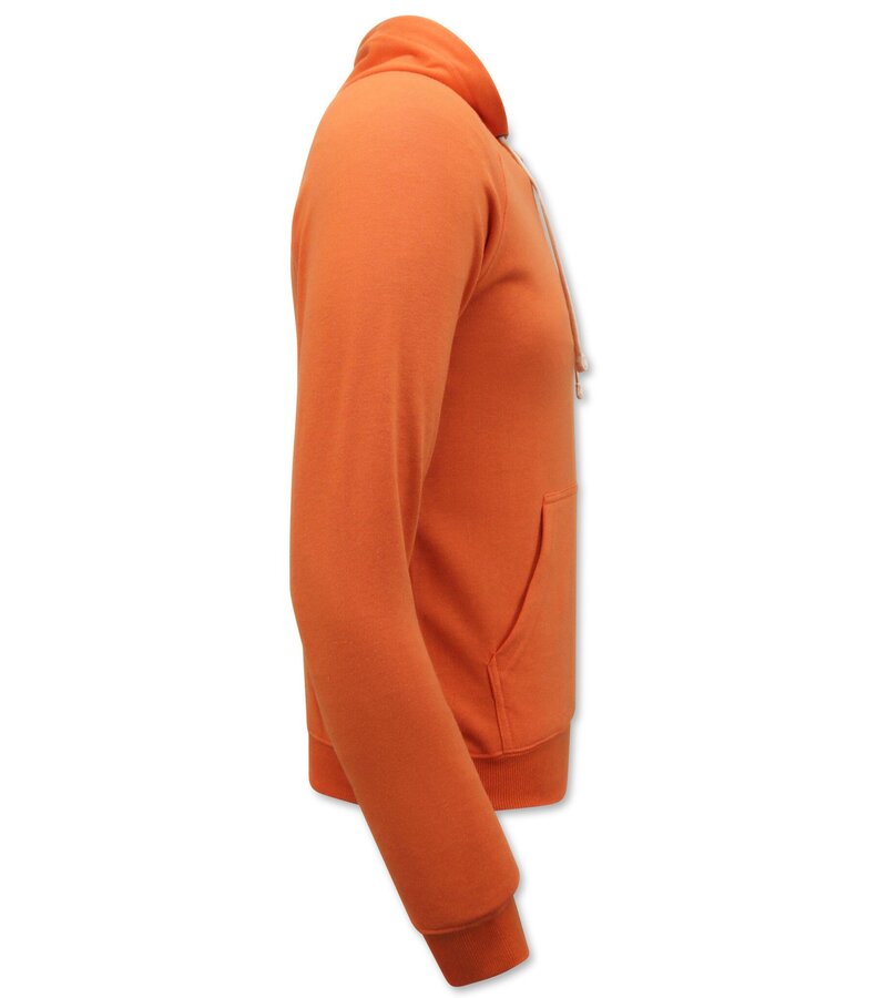 Enos Hoodie Herr - Tröja med huva - Orange