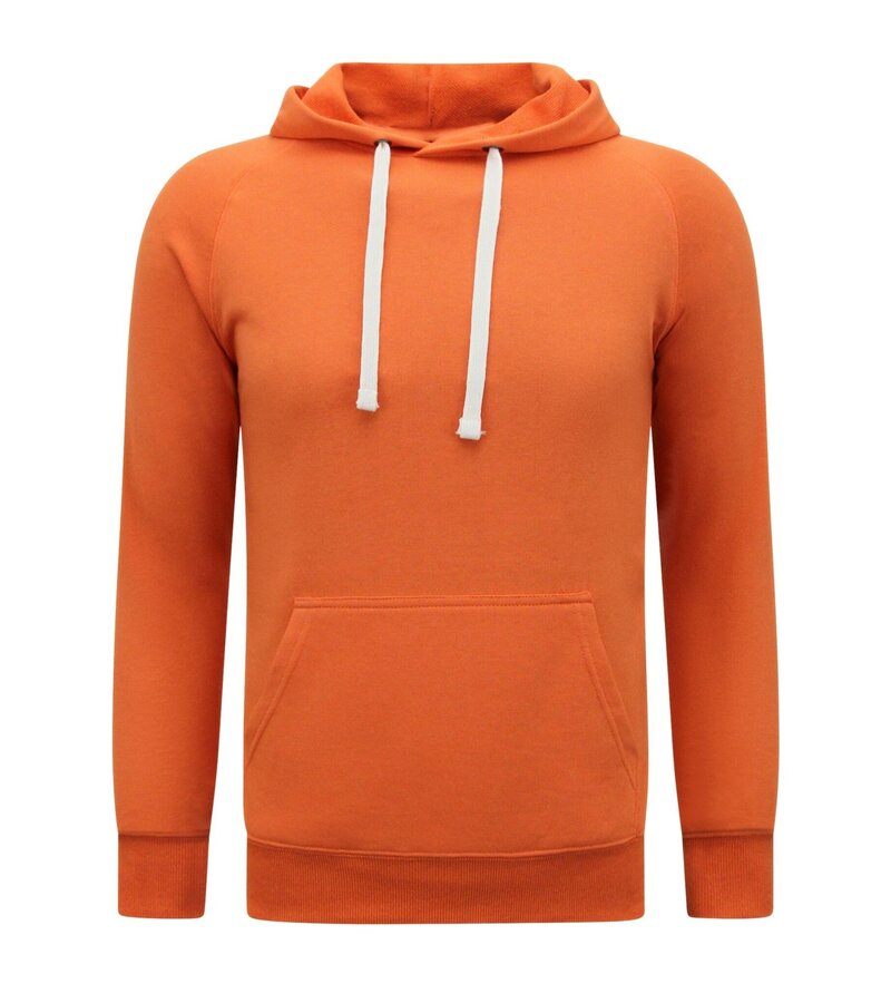 Enos Hoodie Herr - Tröja med huva - Orange