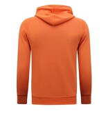 Enos Hoodie Herr - Tröja med huva - Orange Enos Hoodie Herr - Tröja med huva - Orange