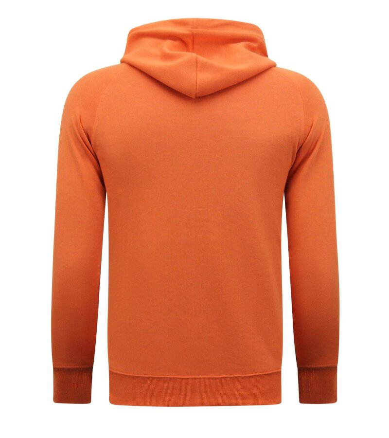 Enos Hoodie Herr - Tröja med huva - Orange