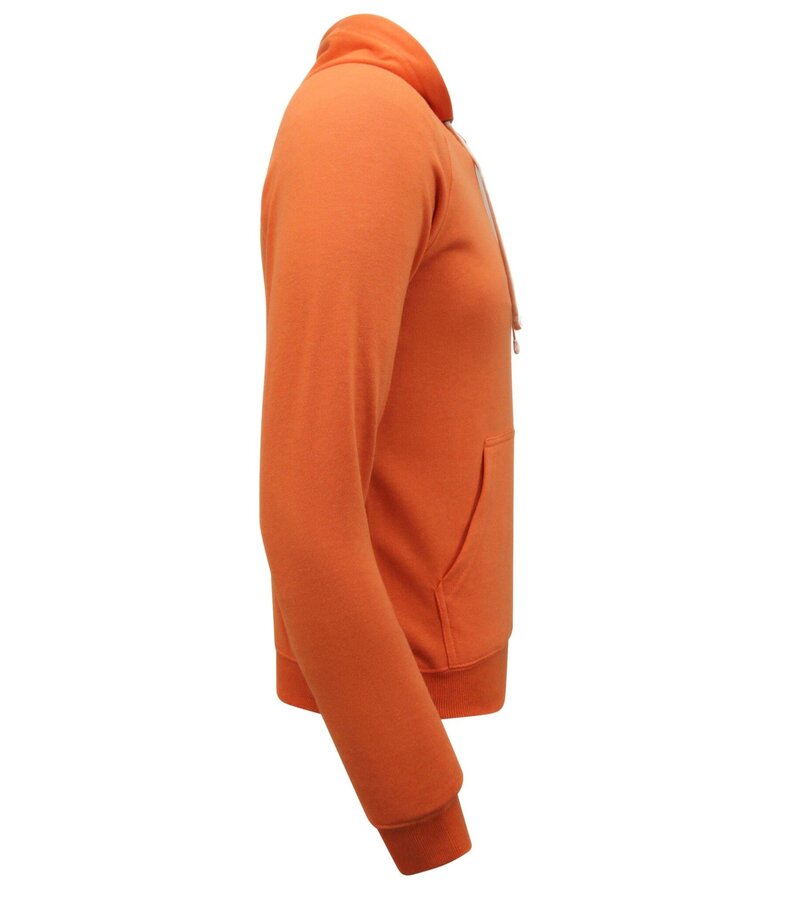 Enos Hoodie Herr - Tröja med huva - Orange