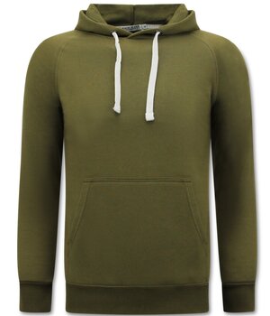 Enos Hoodie Herr - Sweatshirt med huva - Khaki