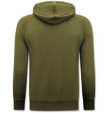 Enos Hoodie Herr - Sweatshirt med huva - Khaki Enos Hoodie Herr - Sweatshirt med huva - Khaki