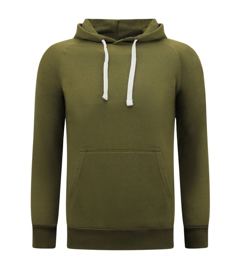 Enos Hoodie Herr - Sweatshirt med huva - Khaki