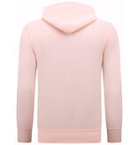 Enos Hoodie Herr med dragkedja - Joggingshorts Herr - SET - Rosa Enos Hoodie Herr med dragkedja - Joggingshorts Herr - SET - Rosa