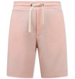 Enos Hoodie Herr med dragkedja - Joggingshorts Herr - SET - Rosa Enos Hoodie Herr med dragkedja - Joggingshorts Herr - SET - Rosa