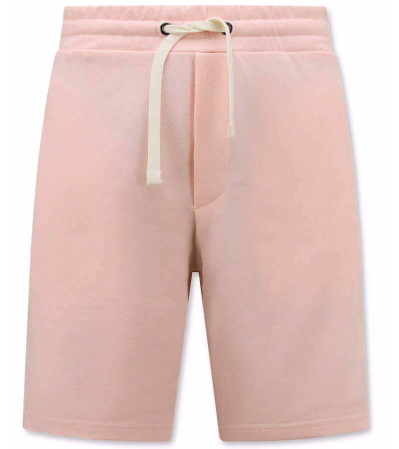 Enos Hoodie Herr med dragkedja - Joggingshorts Herr - SET - Rosa