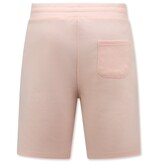 Enos Hoodie Herr med dragkedja - Joggingshorts Herr - SET - Rosa Enos Hoodie Herr med dragkedja - Joggingshorts Herr - SET - Rosa
