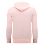 Enos Hoodie Herr med dragkedja - Joggingshorts Herr - SET - Rosa Enos Hoodie Herr med dragkedja - Joggingshorts Herr - SET - Rosa