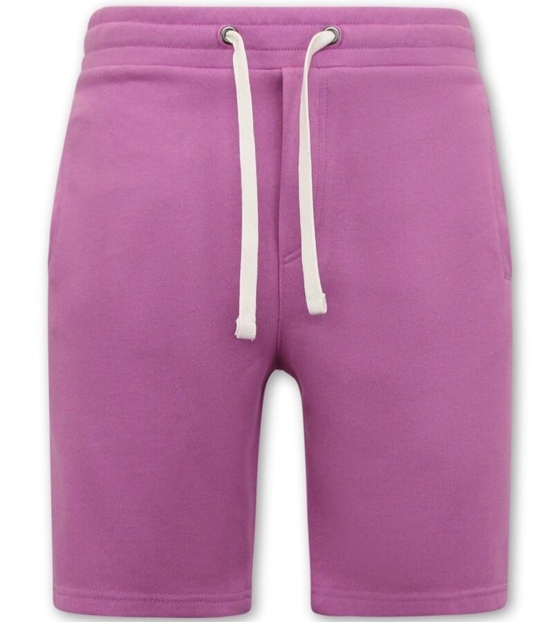 Enos Hoodie med dragkedja för män - Snygga joggingbyxor för män - SET - Lila