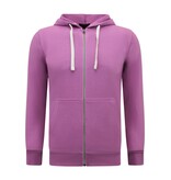 Enos Hoodie med dragkedja för män - Snygga joggingbyxor för män - SET - Lila Enos Hoodie med dragkedja för män - Snygga joggingbyxor för män - SET - Lila
